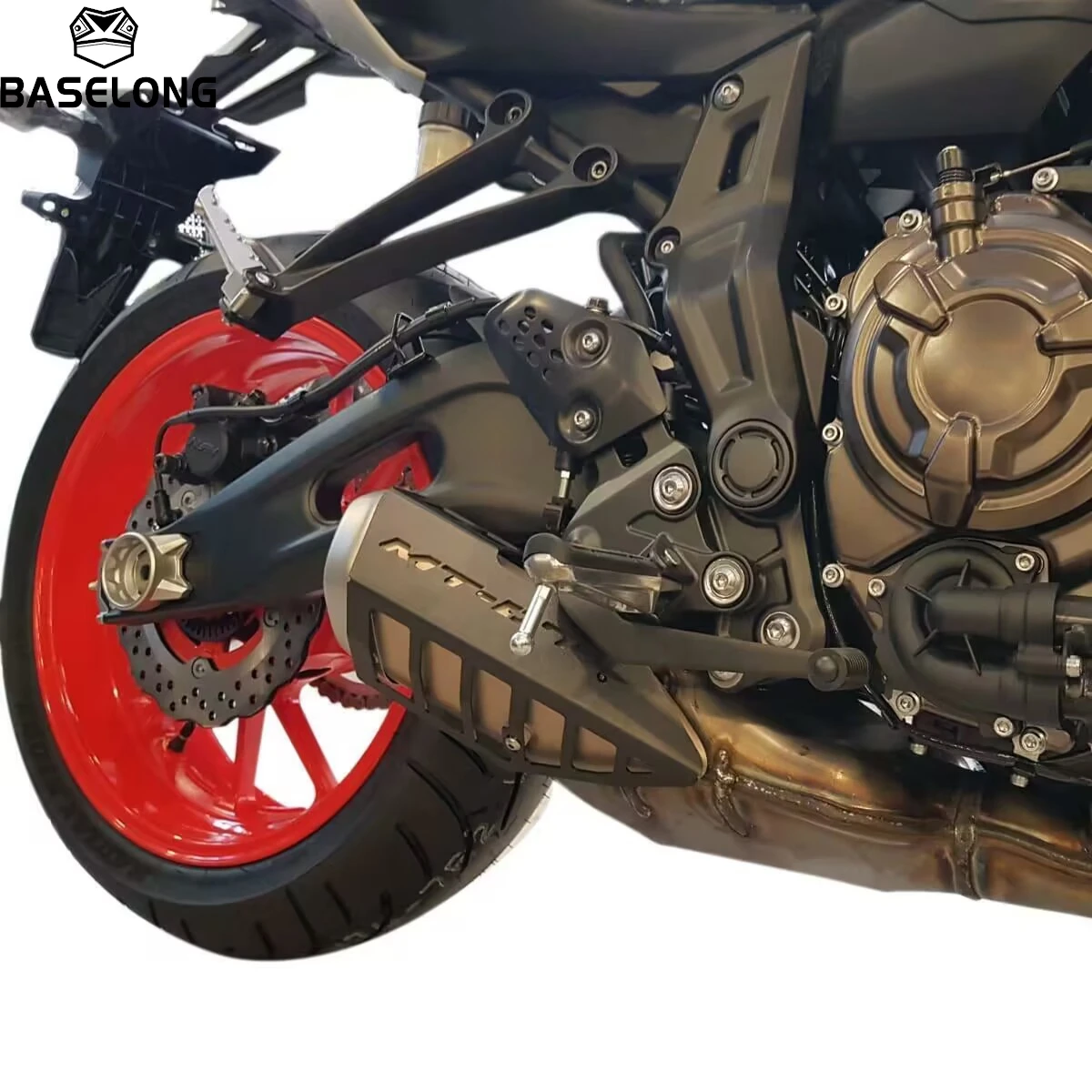 FOR YAMAHA YZF R7 YZF-R7 YZFR7 2022-2023-2024-2025-2026 Motorcycle Exhaust Pipe Guard Cover Protector Motorbike Accessories