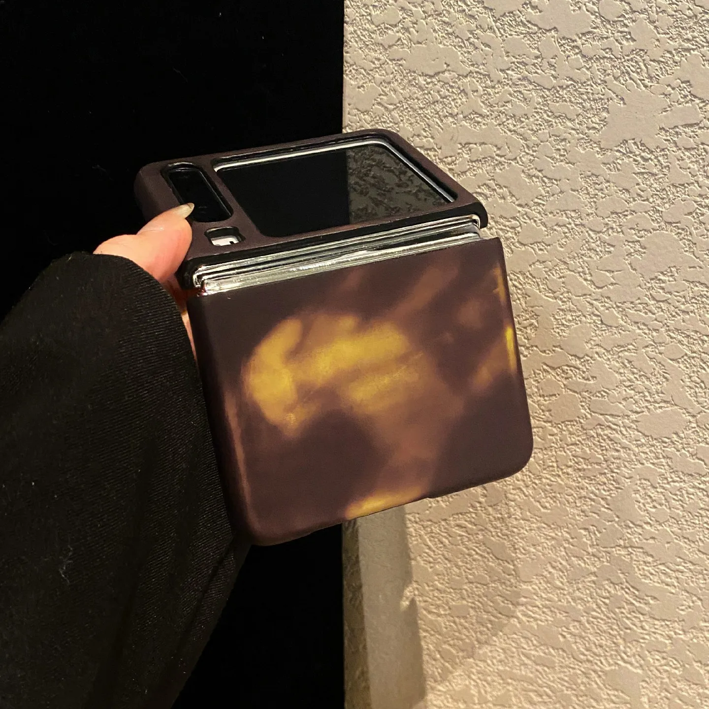 Thermosensitive Handyhülle für Samsung Galaxy Z Flip 7 6 5 4 3, hitzeempfindliche, matte, harte PC-Rückabdeckung, stoßfest, Fundas – Detail 3
