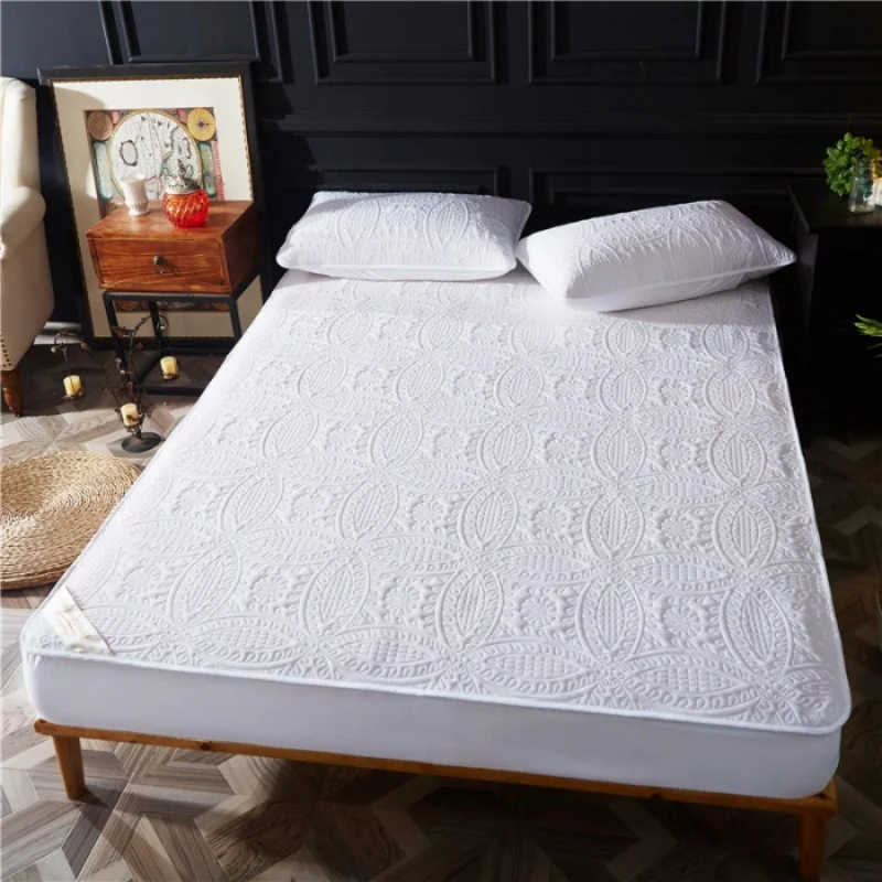 1pc Waterproof Pillowcase Soft Breathable Pillow Protector Cover For Home Hotel Sweat Saliva And Oil-Resistant Pillow Case 48*74