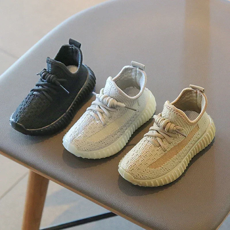 Summer Kids Shoes Boys Girls Solid Color Casual Shoes Mesh Breathable Shoes Children Outdoor Cycling Students Running Sneakers