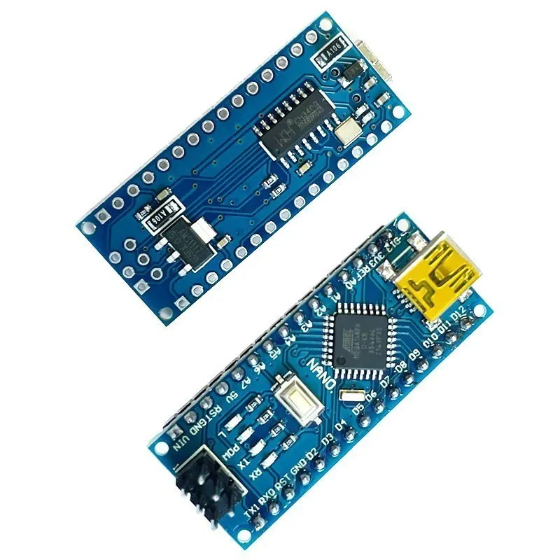 10pcs For Nano Mini USB With The Bootloader Compatible  Red Controller for Arduino CH340 driver 16Mhz  ATMEGA168P