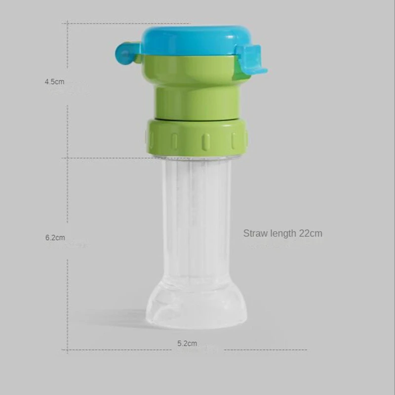 Tapa de pajita de silicona portátil sin BPA, 2 en 1, sin derrames, a prueba de polvo, adaptador para vasos de botella de agua, taza para beber para bebé