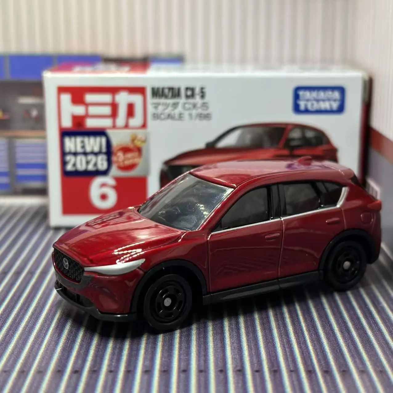 Takara Tomy Tomica nr. 6 Mazda CX-5 auto's Hot Pop 1:64 auto speelgoed van metaal, gegoten model auto speelgoed ornamenten cadeau