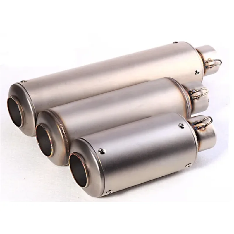 Hot Sale Exhaust Inlet 51mm Imitate 350mm Titanium Motorcycle Exhaust Pipe Racing for Z800 GSR Exhaust with Sticker