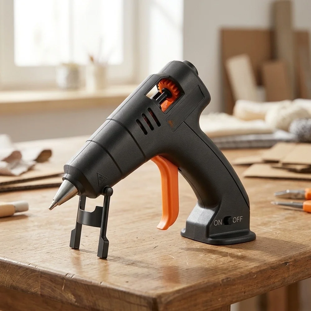 3.7V Portable Hot Glue for Small Craft Projects For Jewelry Making Handicrafts with 30pcs 7mm Glue and USB Charger