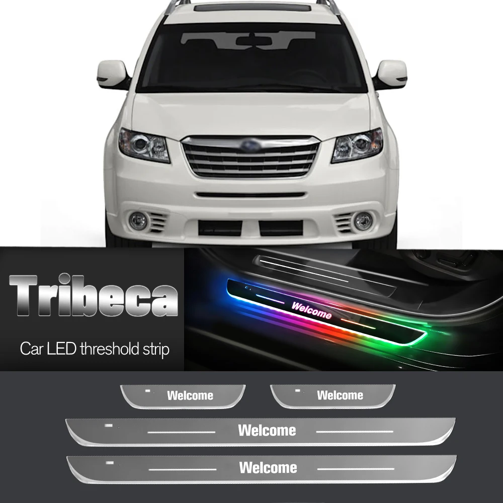 

Car Door Sill Light For Subaru Tribeca 2005-2015 2006 2009 2010 Customized Logo LED Welcome Threshold Pedal Lamp Accessories