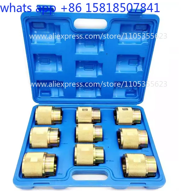 9pcs Motorcycle Fork Seal Driver Kit Removal Tool For Size 35/36/39/41/43/45/46/47/48/49mm Motorcycle Repair Tool