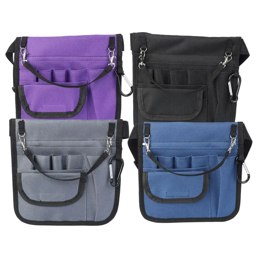 حقيبة الحقيبة وحزام قابل للتعديل، حزمة مراوح منظمة عملية متعددة الأقسام لملحقات مستلزمات العمال #1