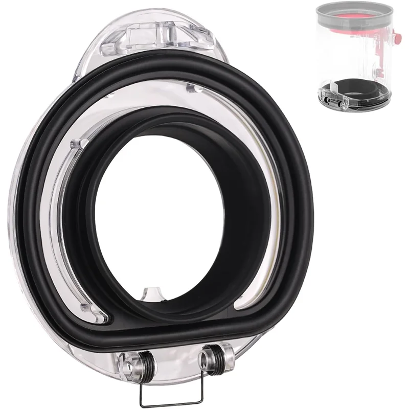 BAAD Tapa de contenedor de polvo Fordyson V10 Digital Slim V12 Accesorios de vacío delgados Cubierta de cubo de polvo de repuesto con anillo de sellado