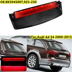 빨간색 LED 세 번째 하이 브레이크 라이트, 아우디 A4 S4 A4L B8 콰트로 2009-2015 8K5945097 마운트 정지 신호 램프, 레벨 정지 조명