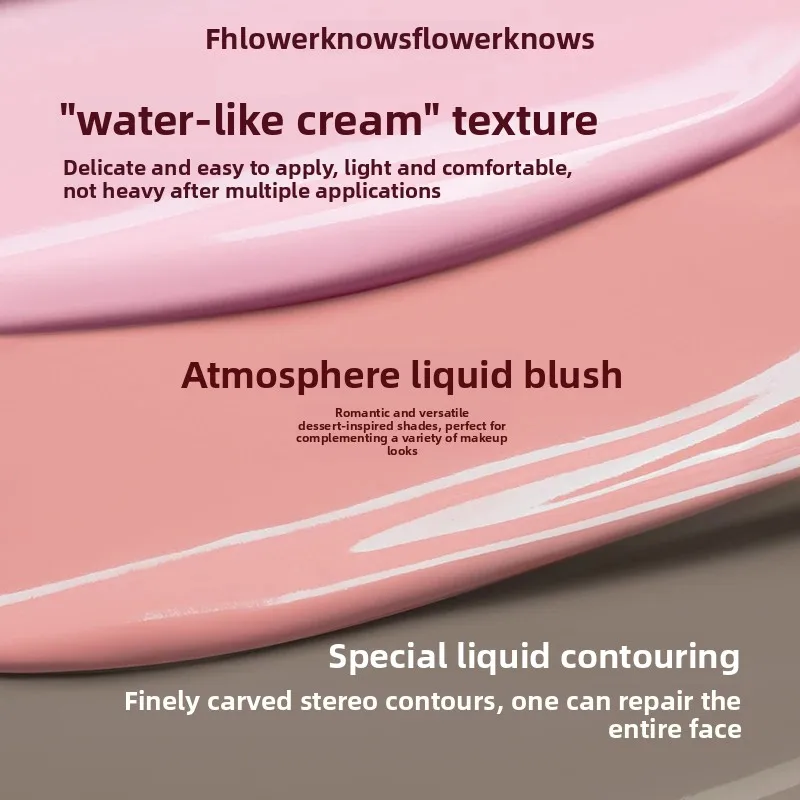 Flower Knows-rubor nuevo, colección de Cupido de fresa, rubor líquido de larga duración, 7g, Cosméticos Coreanos, maquillaje, acabado mate