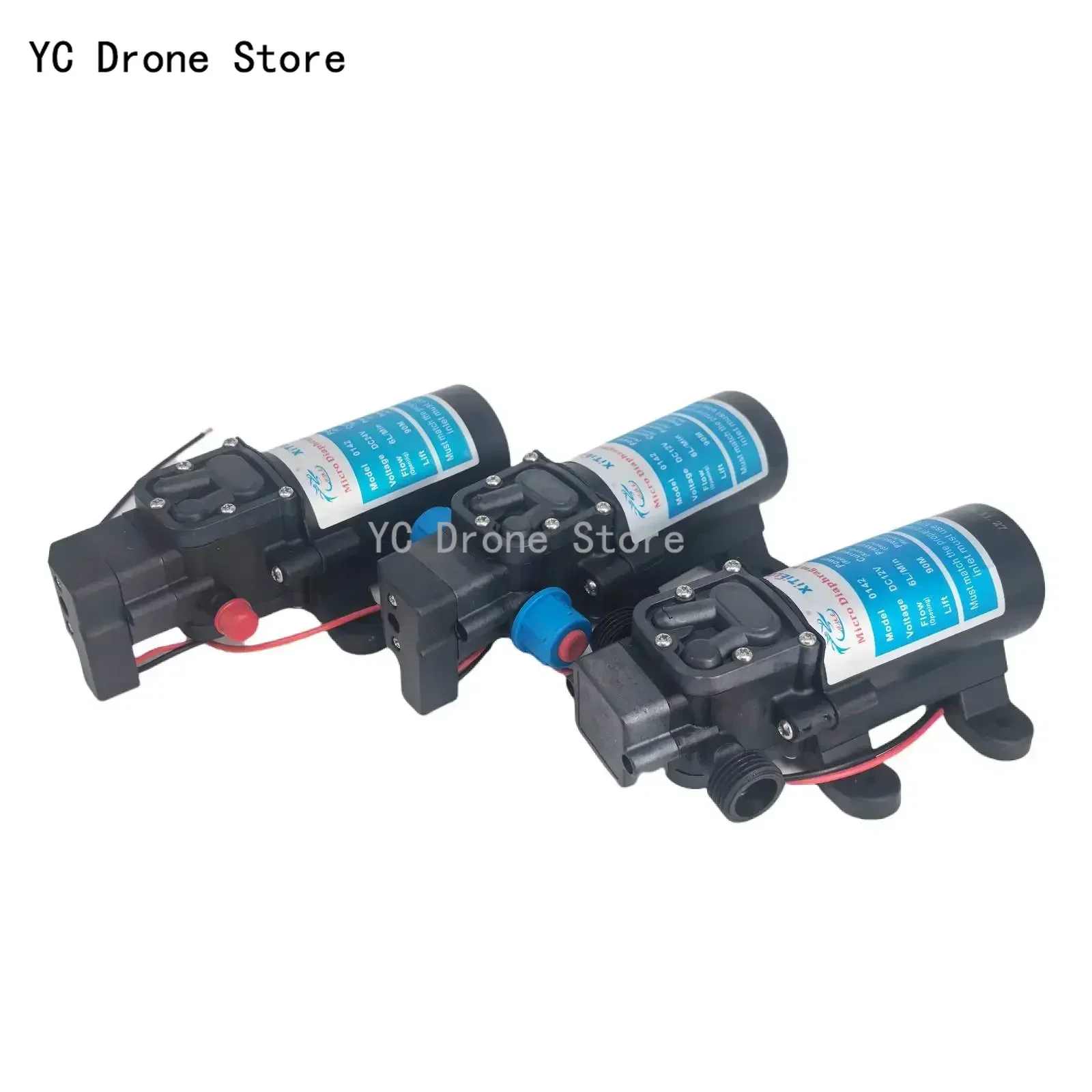 12V 24V 15W 30W 60W 80W Self-Priming Diaphragm Water Pump Electric Booster Pump for Garden Car Washing