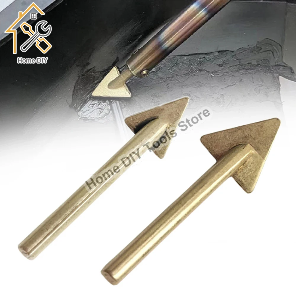 16/20mm Triangular Copper Soldering Iron Head Copper Smoothing Head Replacement Tip For 60/80W Plastic Welding Kit