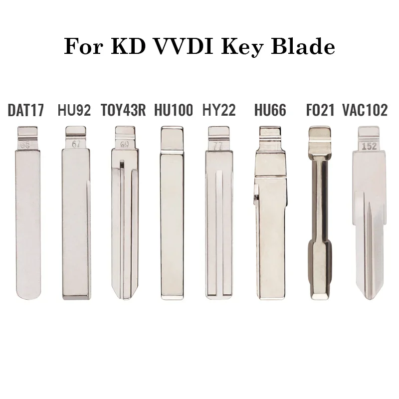 5 pz KeyDiy Xhorse VVDI JMD KD sostituzione metallo non tagliato lama vuota universale a distanza Flip Blade per Subaru Toyota BMW VW Ford