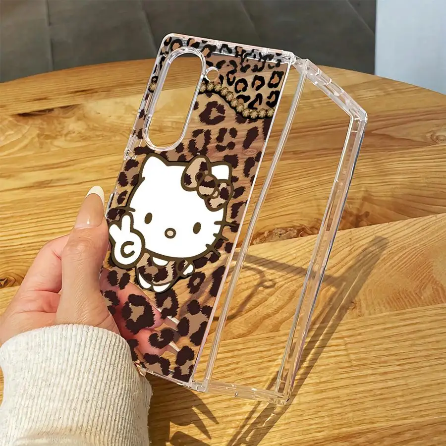 Case for Samsung Galaxy Z Fold 8 Ultra Z Flip 6 5 4 3 ZFold8Ultra Z Fold 7 6 5 4 3 Transparent Soft Phone Cover Sanrio Hello - view 5