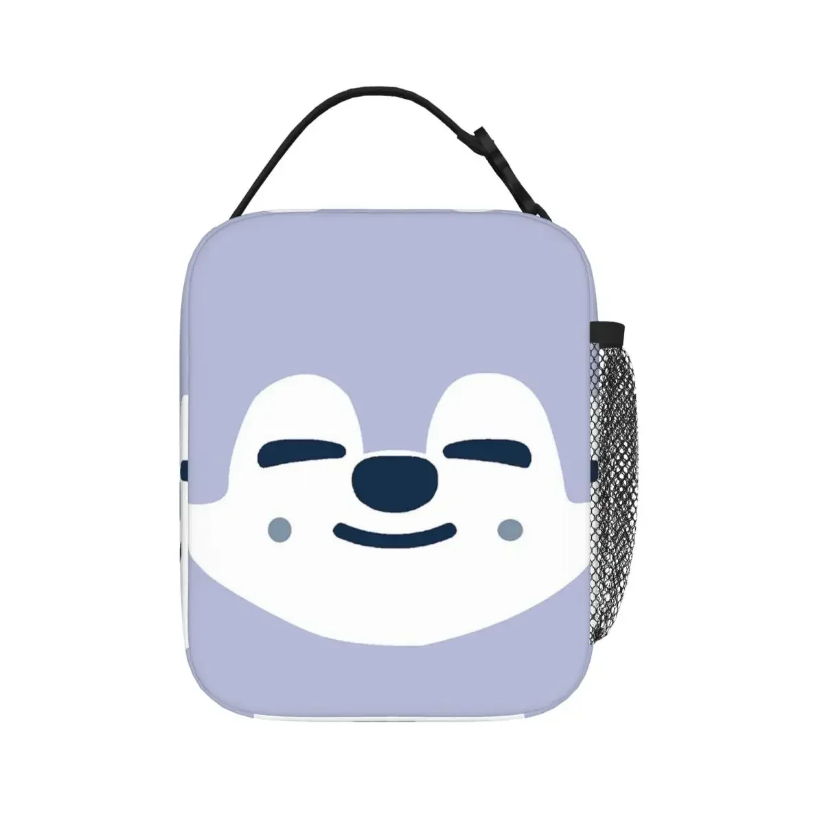 Stray Kids-Wolf-Chan Skzoo Face Insulated Lunch Bags Thermal Bag Lunch Boxes Cooler Thermal Lunch Box for Woman Student Travel