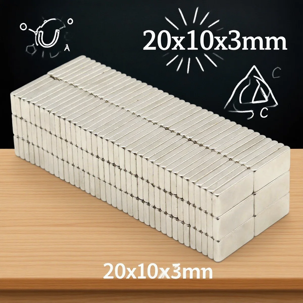 

20x10x3mm small magnets tiny compact, stick to refrigerator office, hold notes photos, iman for daily organization and attaching