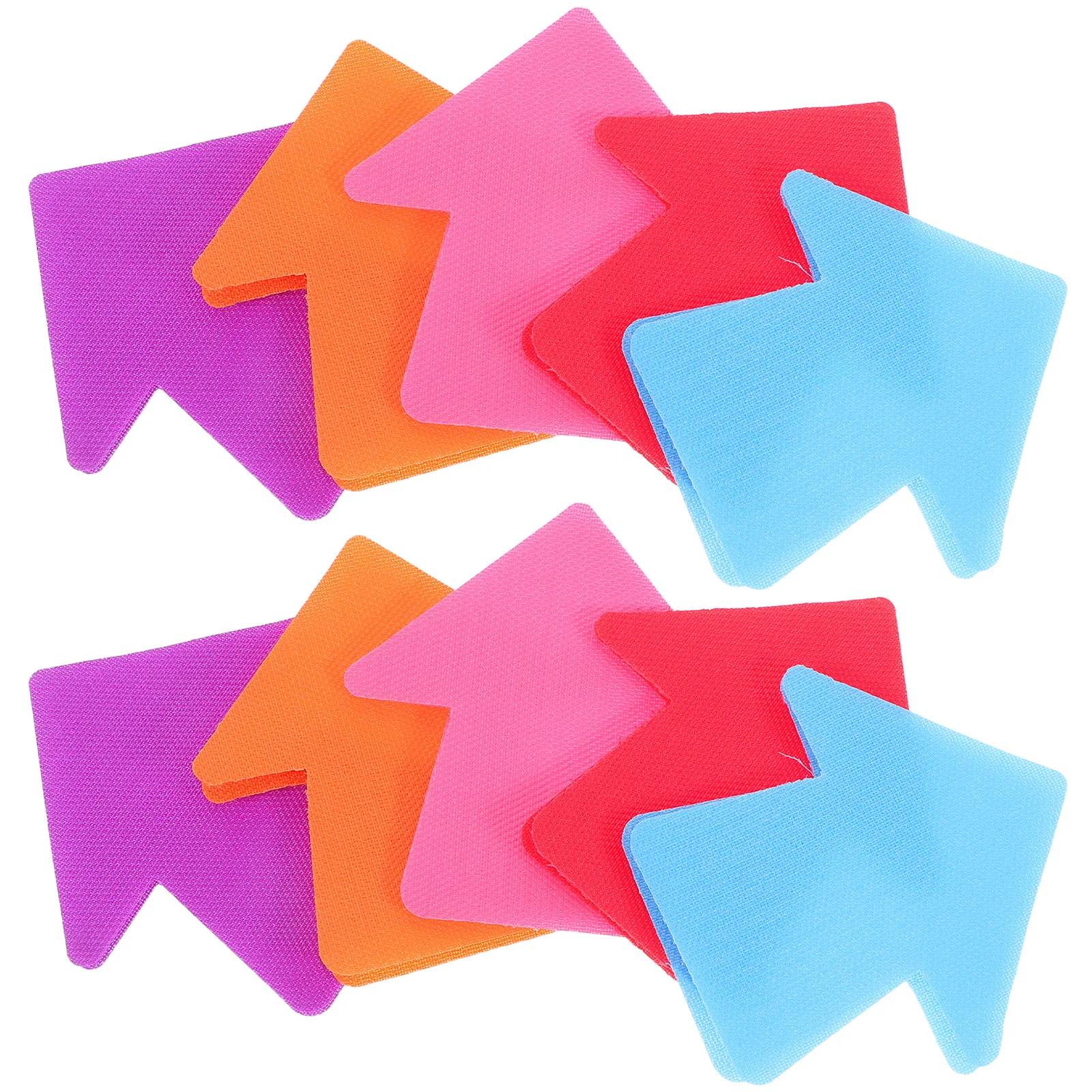 

20Pcs Colorful Arrow Carpet Markers Strong for Floor Exercises Classroom Activities Educational Games Yoga Training