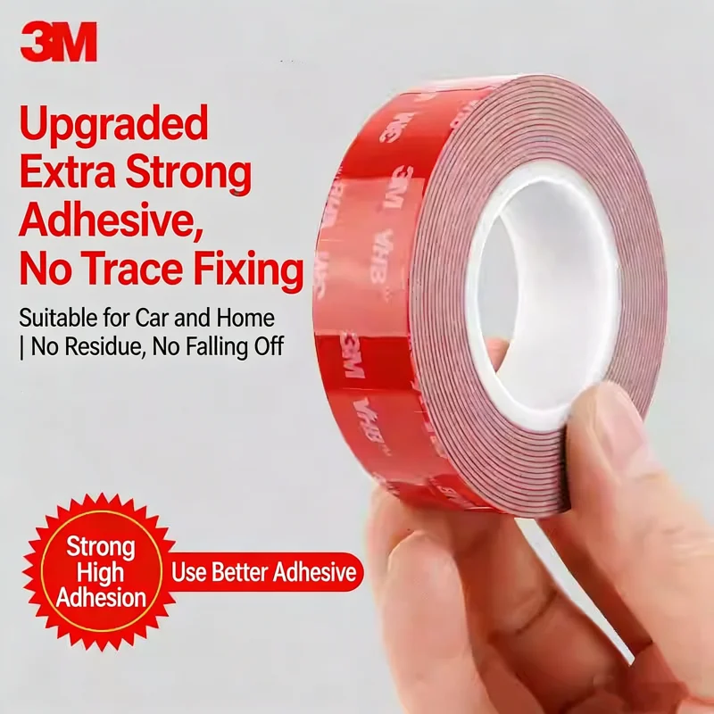 3M VHB Strong Double-Sided Adhesive Tape High-Viscosity Automotive Tape Waterproof Non-Trace Wall Fixing Adhesive Temperature
