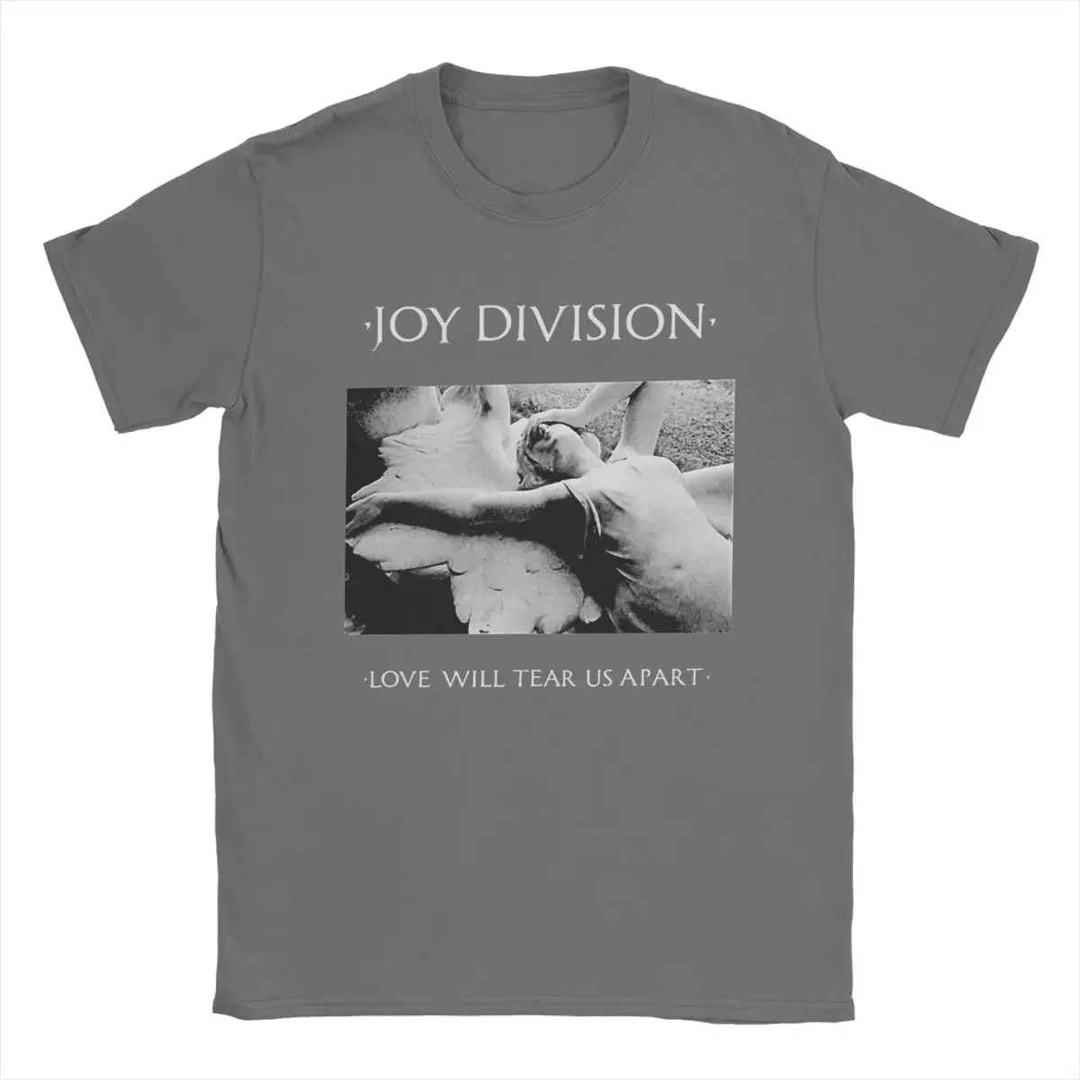 Joy Division Us Apart Men Pure Cotton Vintage Crewneck Short Sleeve Clothing Plus Size Hot sale outfits fashion Round neck style