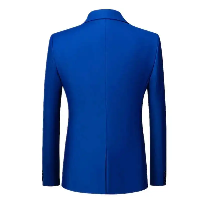 

Royal Blue Men's Suit Jacket, Business Formal Coat, Men Slim Blazer, Black Red Coats Grey Purple Costume Homme M-6XL