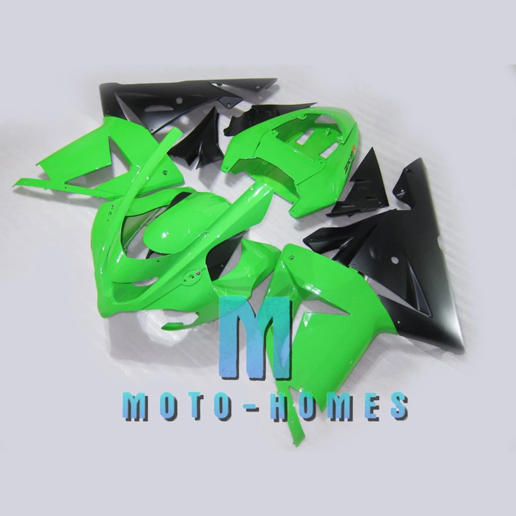 

Chinese Injection Fairing Kit for ZX10R 04 05 Kawasaki Ninja ZX-10R 2004 2005 High Quality Wrecked Rebuild Bike Part Green Black