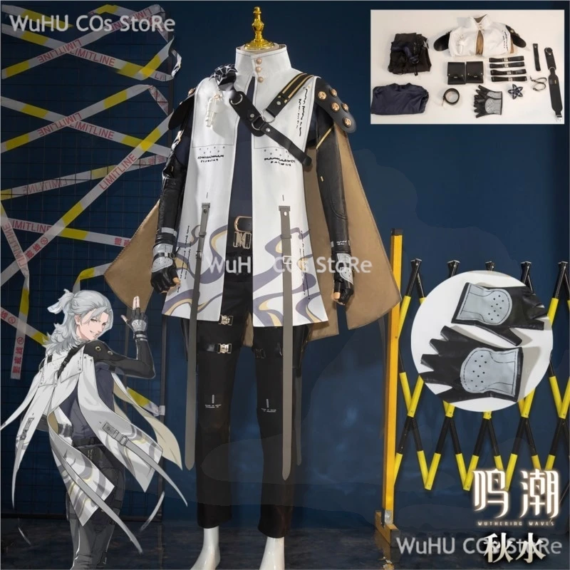 Gioco Wuthering Waves Intelligence Merchant Aalto Costume Cosplay Cos Gioco Uomo Uniforme da festa Hallowen Gioca a ruolo Abbigliamento Abbigliamento