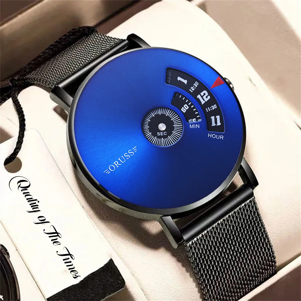 Student Herenhorloge Persoonlijkheid Nieuwe Zwarte Technologie Trend Wijzerplaat Mode Alle Duurzame Gentleman Leisure Jeugd Sport Heren Horloge