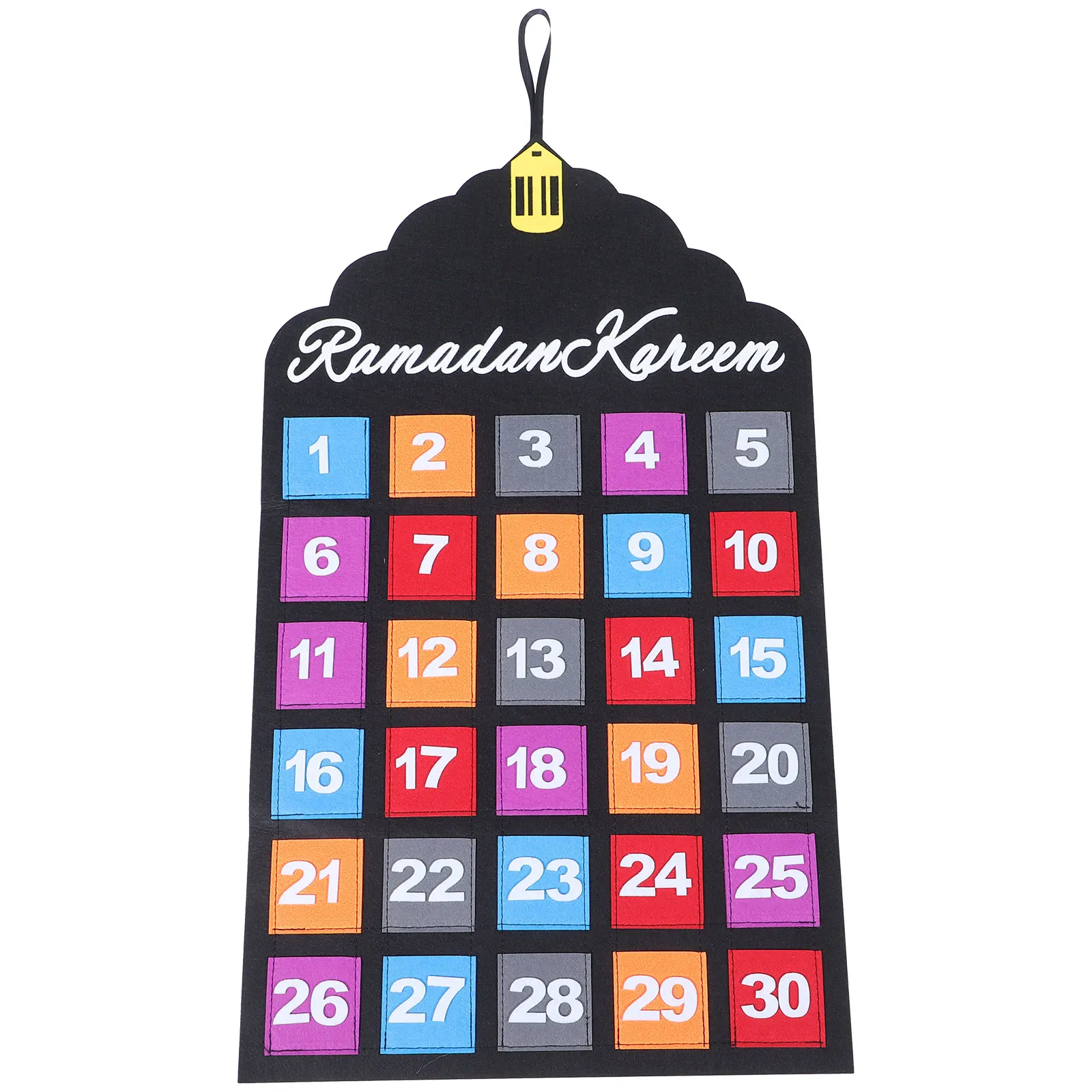 

Felt Ramadan Mubarak Advent Calendar 2024 Countdown Calendar Decor For Eid Holiday Gift Friends Family Office Tabletop