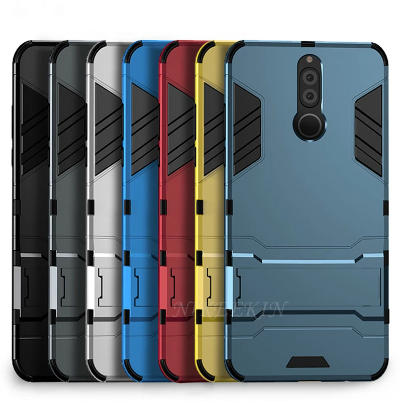 Luxury Armor Soft Bumper Case for Huawei Mate 30 Lite 10 Mate 20 Pro Shockproof Cover Nova 5T 5i Pro 5z 4e 3e 3i 2S 2i Kickstand