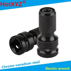 Electric Wrench Drill Chuck Adapter1/2 and1/4 Conversion Thread Drill Chuck  Impact Wrench Conversion Head