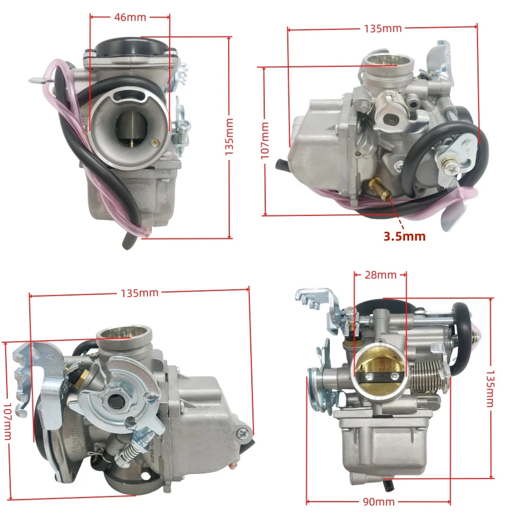 الأجزاء الميكانيكية المكربن للدراجات النارية والسيارة مناسبة لـ GN200 GN200CC 606-13