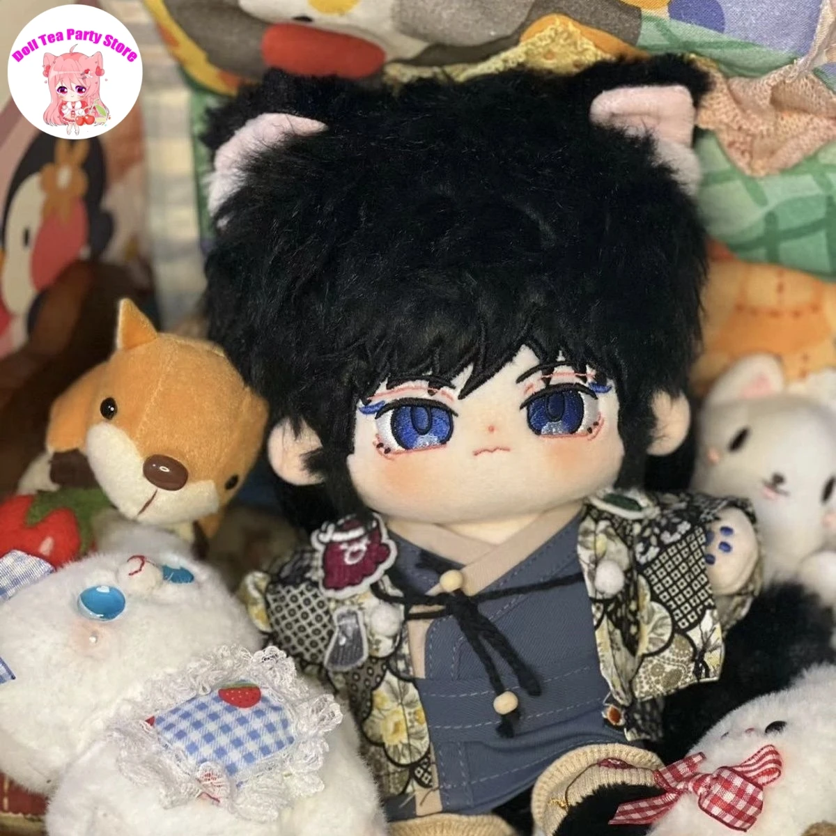 

Tomioka Giyuu атрибут кошачьи ушки плюшевая кукла тело 20 см аниме ролевое платье одежда фигурки плюшевые игрушки косплей подарок на день рождения