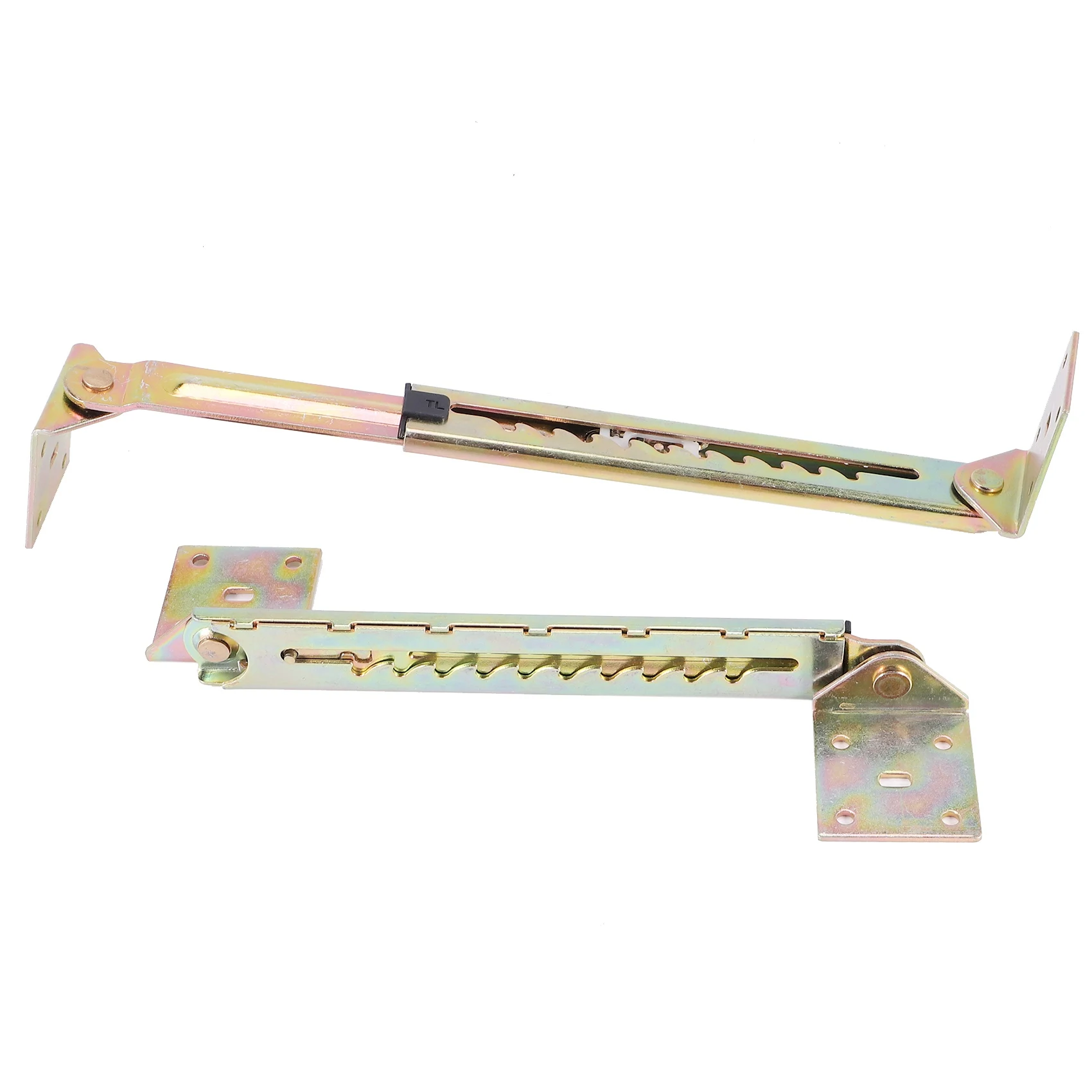 ABLJ 1 Pair Angle Lifting Rod Desk 10 Gear Adjusting Hinge Angle Hinge WITH Bracket