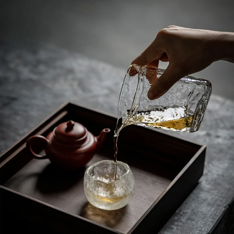 Glass Fair Cup Heat Resistant Household Kung Fu Tea-separating Chahai Justice Cup Tea Set Teacup Ceremony Teaware Accessories