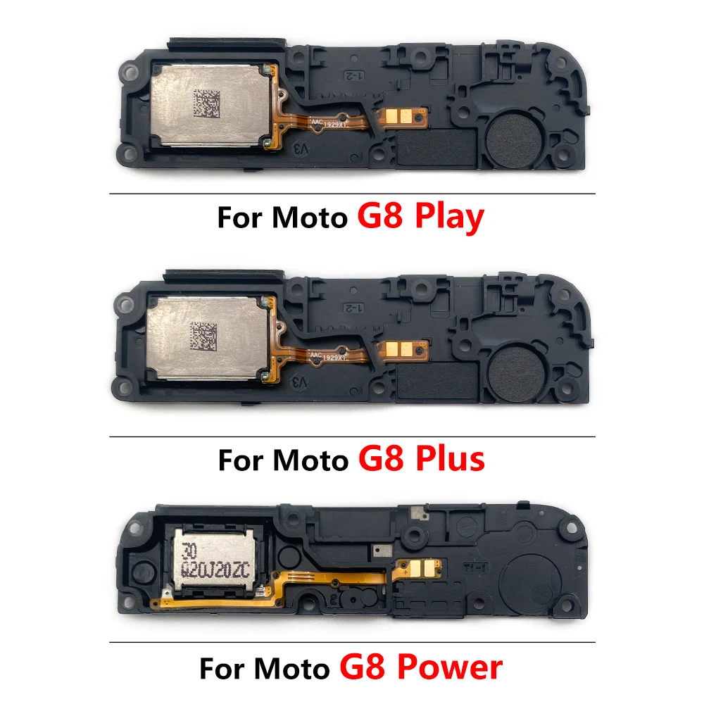 10Pcs，Loudspeaker For Moto One Fusion Plus Edge E4 E7 G5 G5S G7 G8 Plus Z G8 Play Loud Speaker Buzzer Flex Ringer Repair Parts