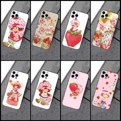 S-Strawberry S-Shortcak  Phone Case Silicone Soft for iphone 15,14,13,12,11,Pro,X,XS,Max,XR, Plus X XS XR Cover