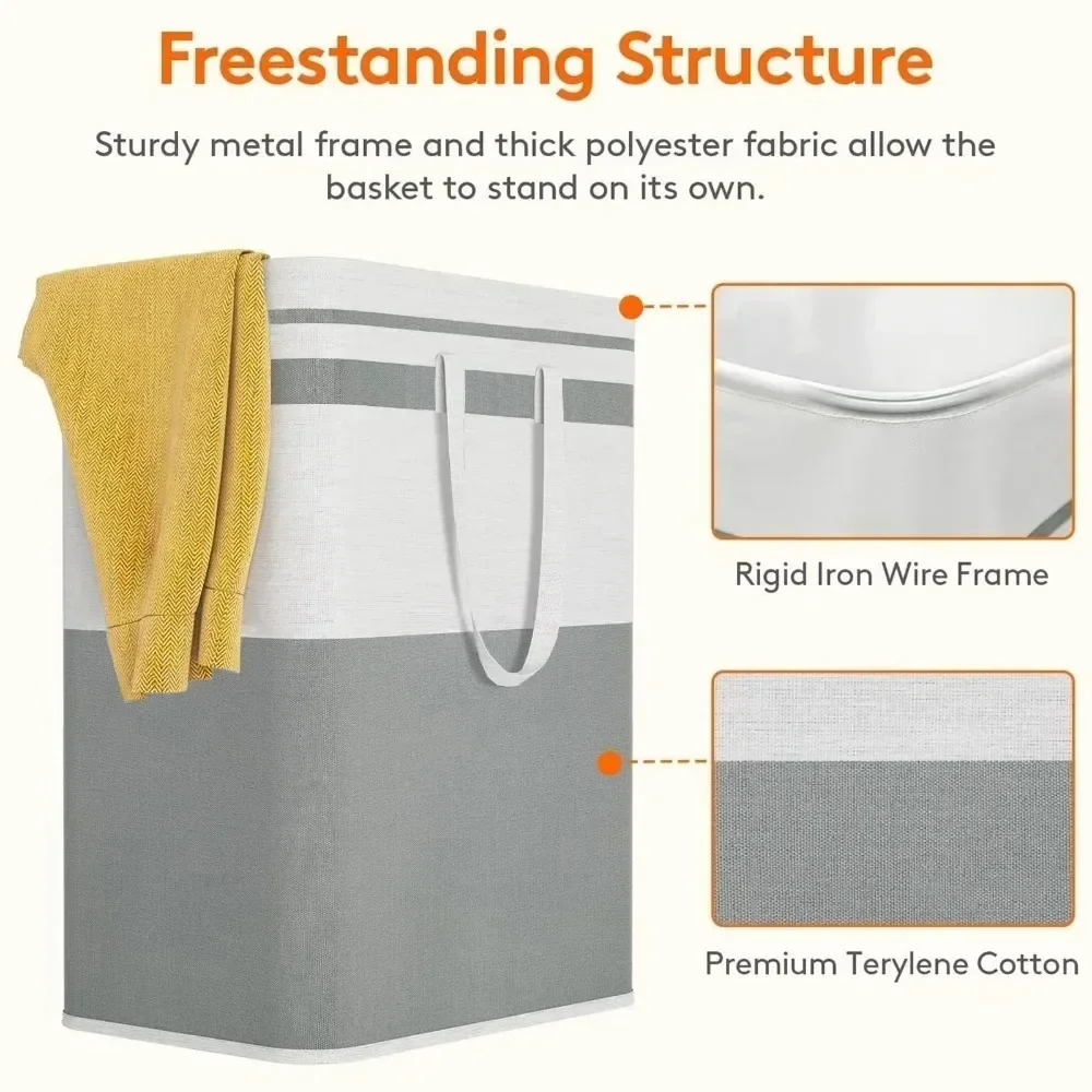 

Dirty Clothes Basket Household Clothes Storage Organizer Box Foldable High-capacity Store Storage Bag Waterproof Storage Bag