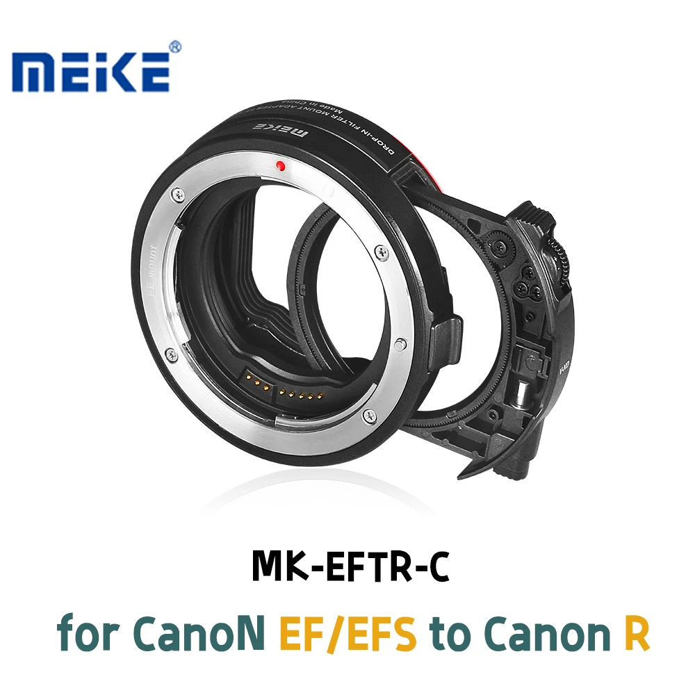 Адаптер с автофокусом Meike MK-EFTR-C для крепления фильтра для Canon EF/EFS на Canon EOSR с регулируемым фильтром BM CPL VND