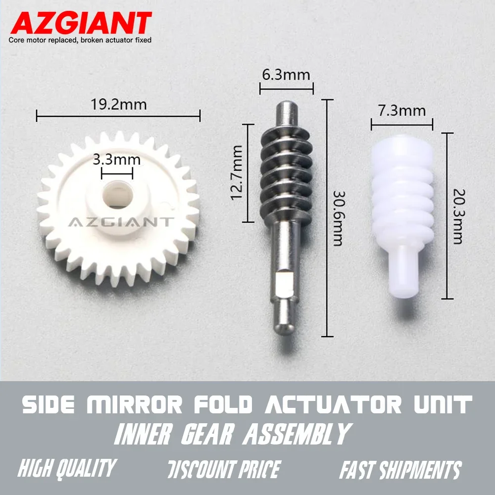 AZGIANT  Side Mirror Fold Actuator Unit Precision Gear Assembly for Mazda CX-3 CX-4 2015-2019