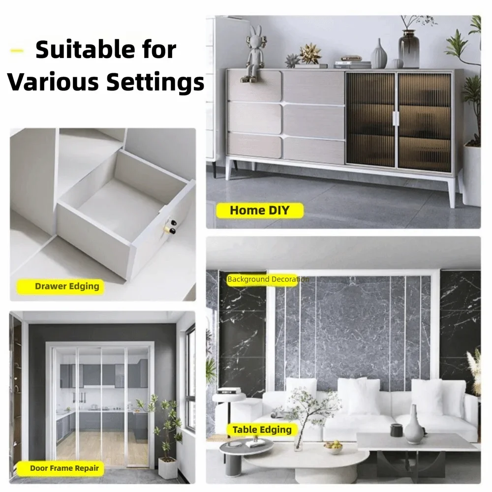 1 قطعة 2 سنتيمتر x 10 متر جودة عالية انحناء حافة النطاقات دائم القشرة حافة متفوقا أثاث مقاوم للماء متفوقا الشريط أثاث المكاتب