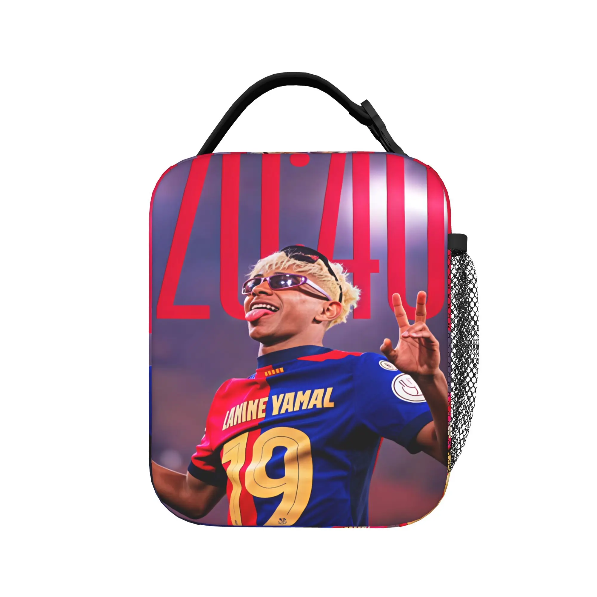 Lamined Y-Yamal Lunch Bag For Adult  Print Lunch Box Leisure Office Cooler Bag Portable Zipper Waterproof Thermal Lunch Bags