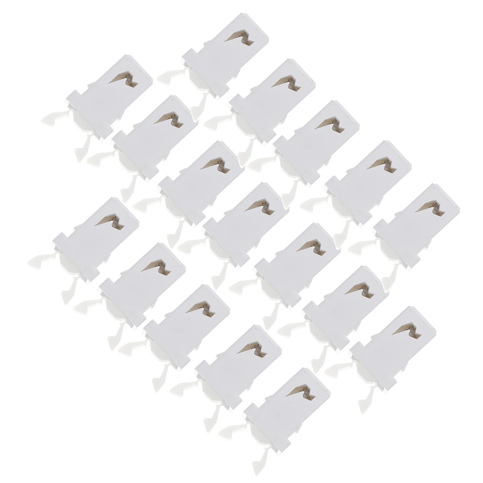 

50 Pcs Pressure Clamp Trash Can Accessories Latch Replacement Lock Plastic Parts