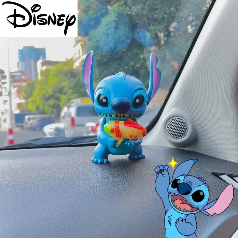 

Disney Stitch cute creative cartoon shape luminous sound doll new fashion decorative ornaments children's toys holiday gifts