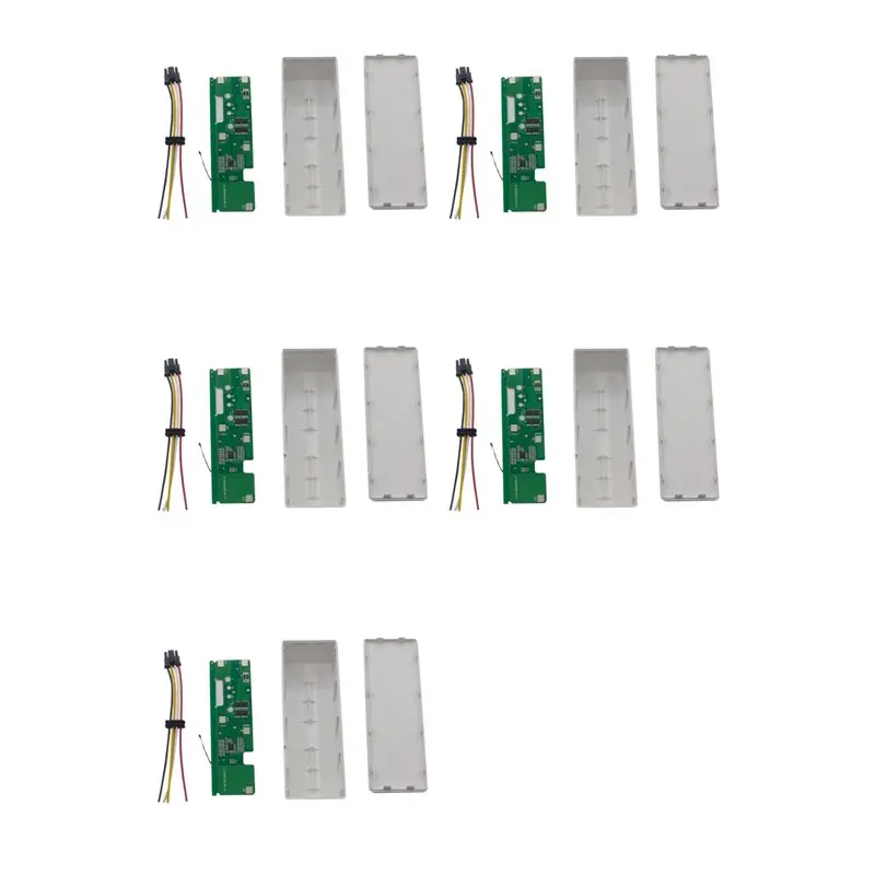 【NEWLY】5X Li- Battery Shell BMS PCB Charging Protection Board Nesting Lithium Box Housing For Xiaomi Mijia 1C STYTJ01ZHM