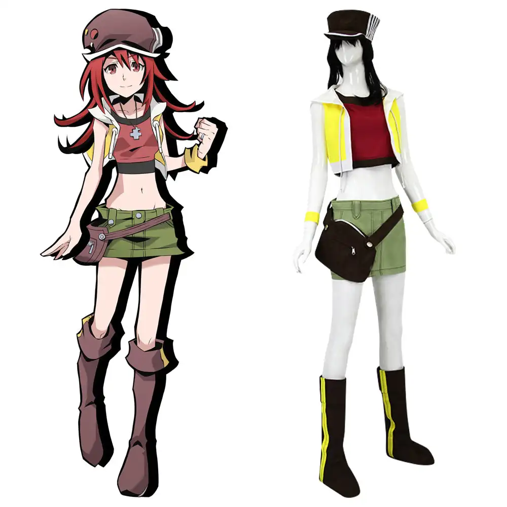 

The World Ends with You TWEWY Shiki Misaki Cosplay Costume Anime Grils Outfit