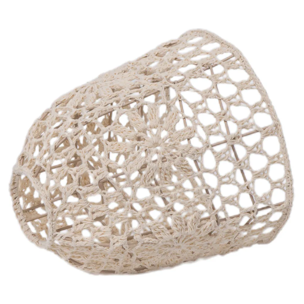 

Bohemian Woven Lamp Shade Cotton Rope Hanging Light Cover Beige S For Pendant Ceiling Lamp Decor Lighting Replacement