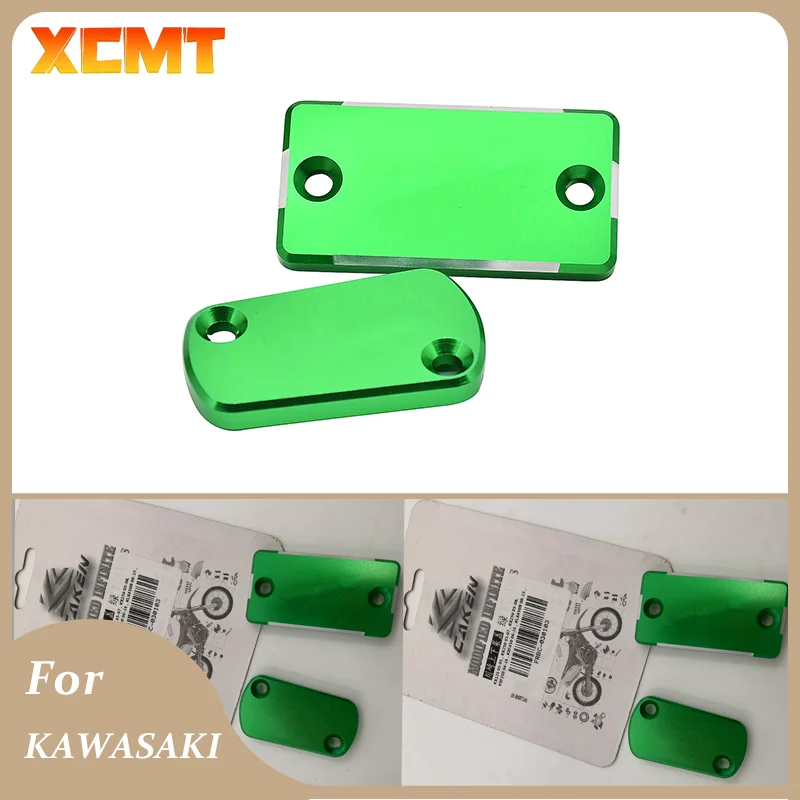 

CNC Motorcycle Front Rear Brake Fluid Reservoir Cap Cover For Kawasaki KX125 KX250 KX250F KX450F KLX300R KLX450R KX 250F 450F