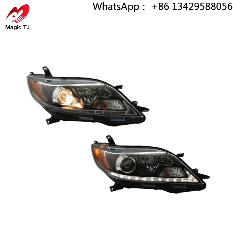 

2011-2014 for Toyota for Sienna LED Headlight Assembly High Performance 6000k Color HEAD LAMP DRL Turn Signal Low Beam High Beam