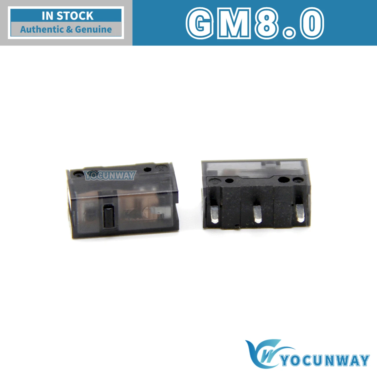 Microinterruptor Kailh GM2.0 GM4.0 GM8.0, 3 piezas, 20M, 40M, 80M